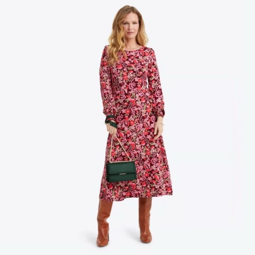 NWT Draper James LS Tammy Dress in Viney Floral
